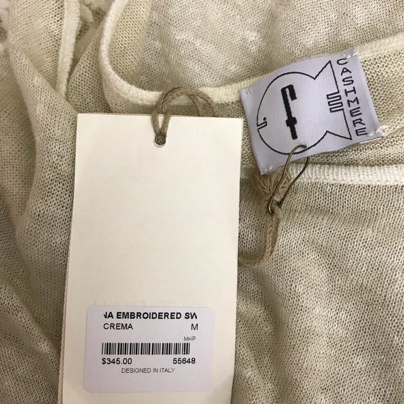 F Cashmere Top Made in Italy 🇮🇹 - Picture 6 of 8